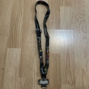 Star Wars Celebration Chicago 2019 lanyard with 9 collectible trade pin enamels
